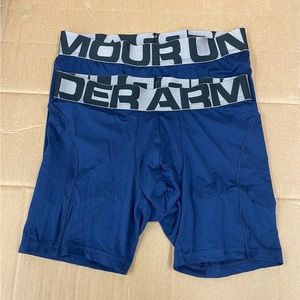 Under Armour, elite boxer briefs size large 2 Pack navy blue new without tags